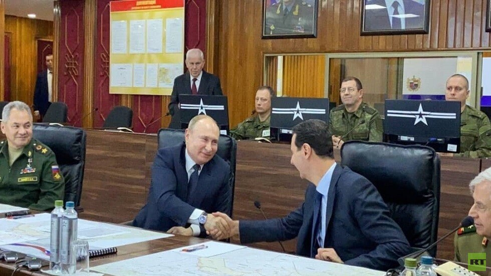 بوتين للأسد في دمشق: قطعنا شوطا كبيرا في إعادة بناء الدولة السورية ووحدة أراضيها