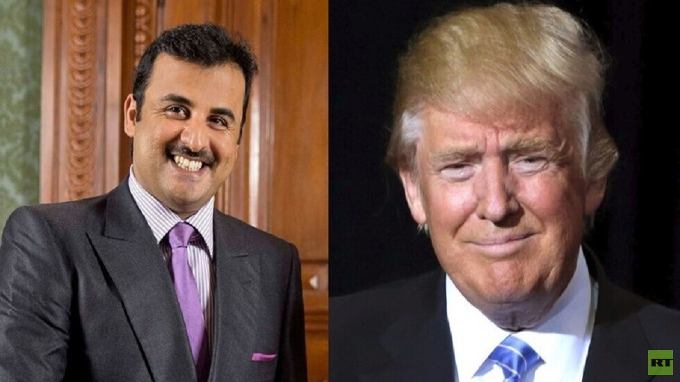 الرئيس الأمريكي يبحث مع أمير قطر الوضع في العراق وإيران