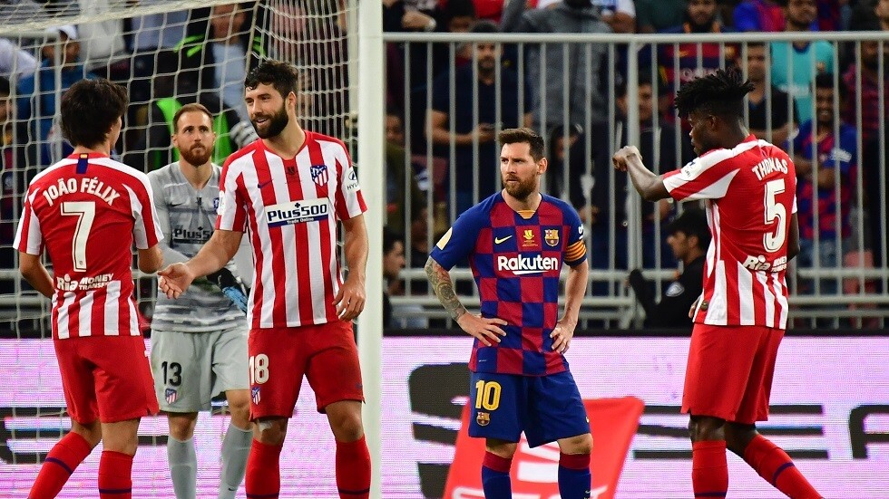 أتلتيكو مدريد يهزم برشلونة في السعودية (فيديو)