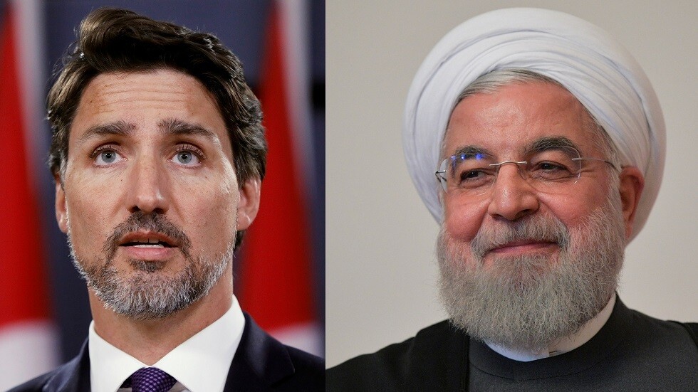 الرئيس الإيراني ورئيس وزراء كندا يبحثان هاتفيا إسقاط الطائرة الأوكرانية