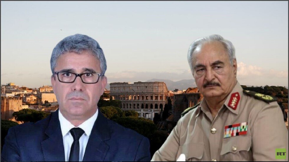 السفارة الأمريكية في ليبيا: وفد من كبار المسؤولين الأمريكيين التقى حفتر وباشاغا في روما