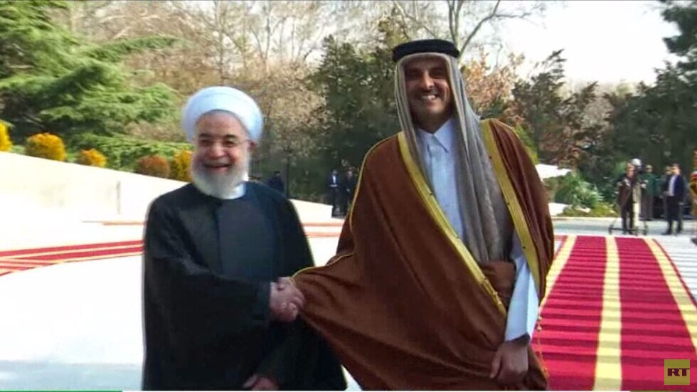 إيران وقطر: حل أزمات المنطقة بتخفيف التصعيد