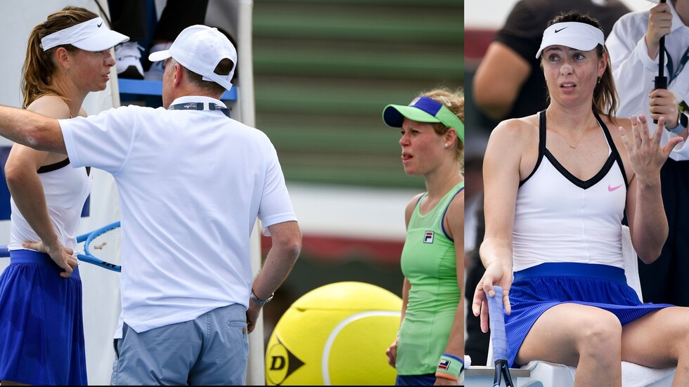 شارابوفا تنسحب من مباراة بسبب دخان حرائق أستراليا