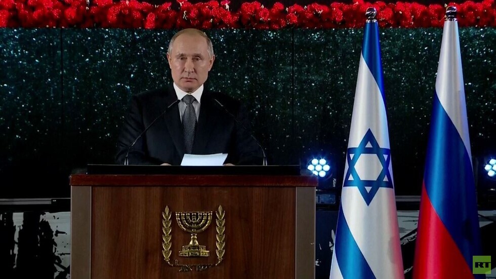 بوتين: يجب القضاء على مظاهر معاداة السامية