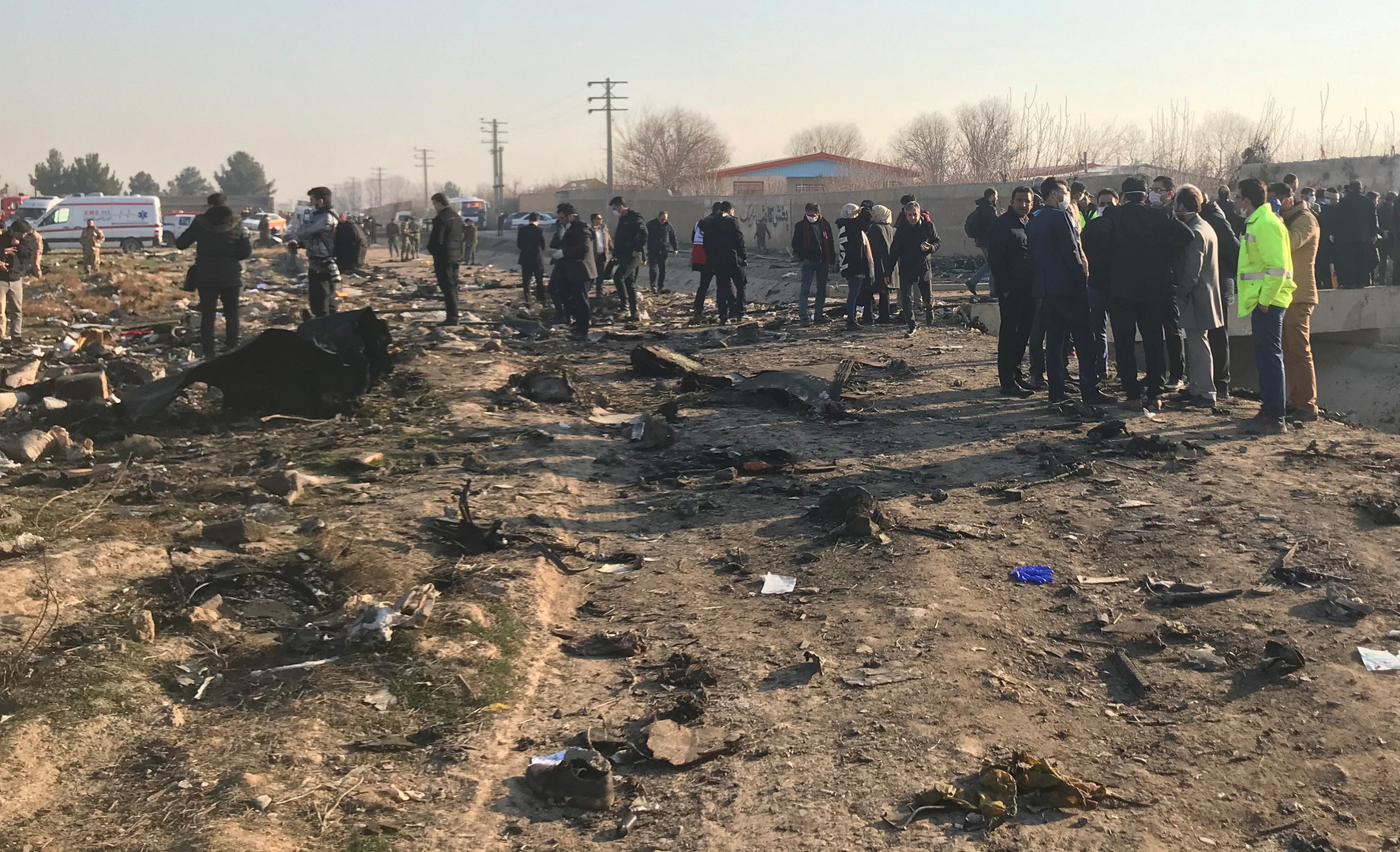 التلفزيون الإيراني: حريق في محرك الطائرة الأوكرانية أدى إلى سقوطها بعد 5 دقائق من إقلاعها