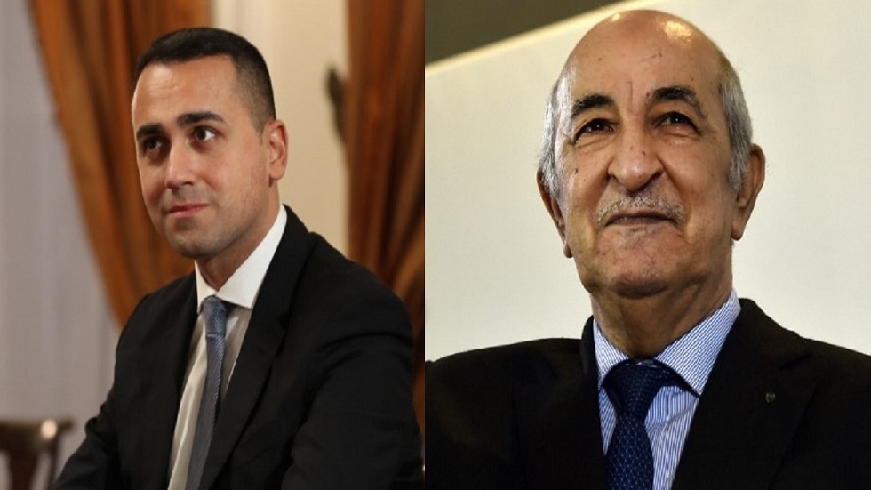 الرئيس الجزائري يستقبل وزير الخارجية الإيطالي ويبحثان الأزمة الليبية