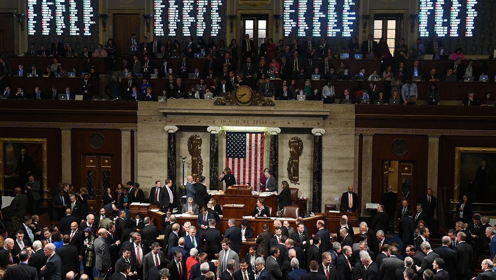مجلس النواب الأمريكي يصوت الأربعاء على إحالة ملف عزل ترامب إلى مجلس الشيوخ
