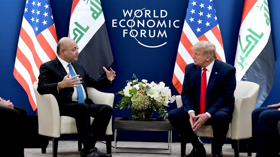 صالح يبحث مع ترامب مستقبل القوات الأمريكية في العراق