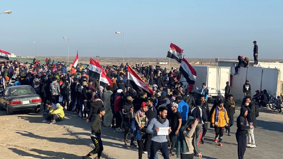 العراق: مقتل 12 محتجا خلال تظاهرات اليومين الماضيين