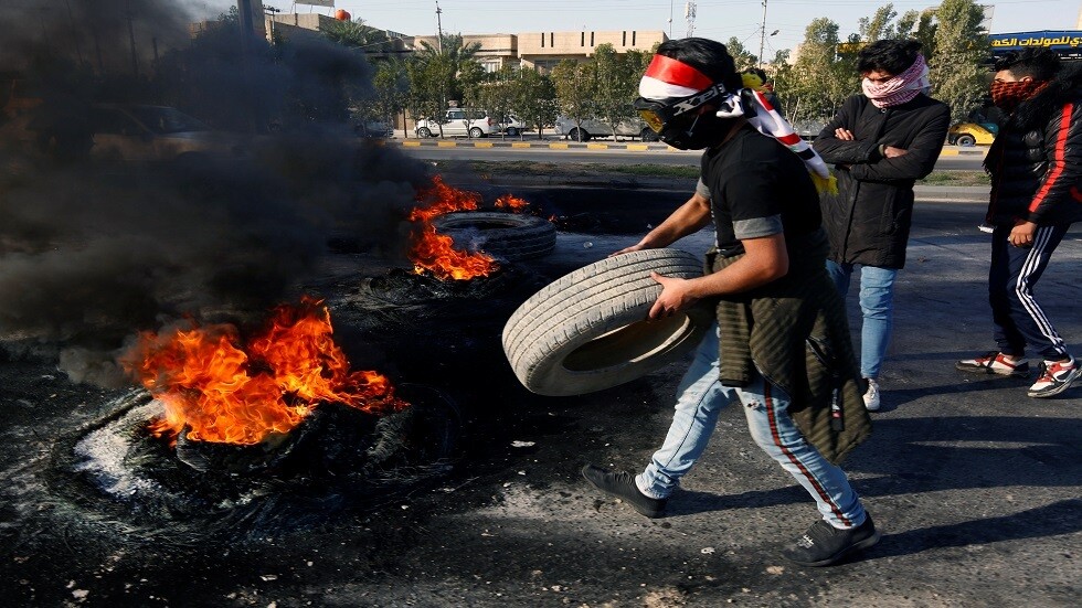 فرنسا تدين العنف ضد المحتجين في النجف العراقية