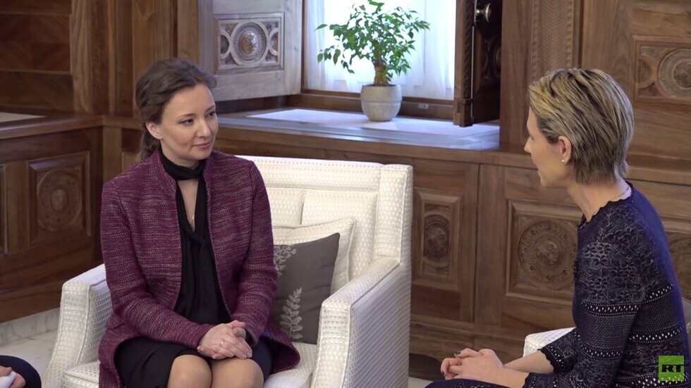 مسؤولة روسية تبحث مع أسماء الأسد التعاون في حماية حقوق الطفل