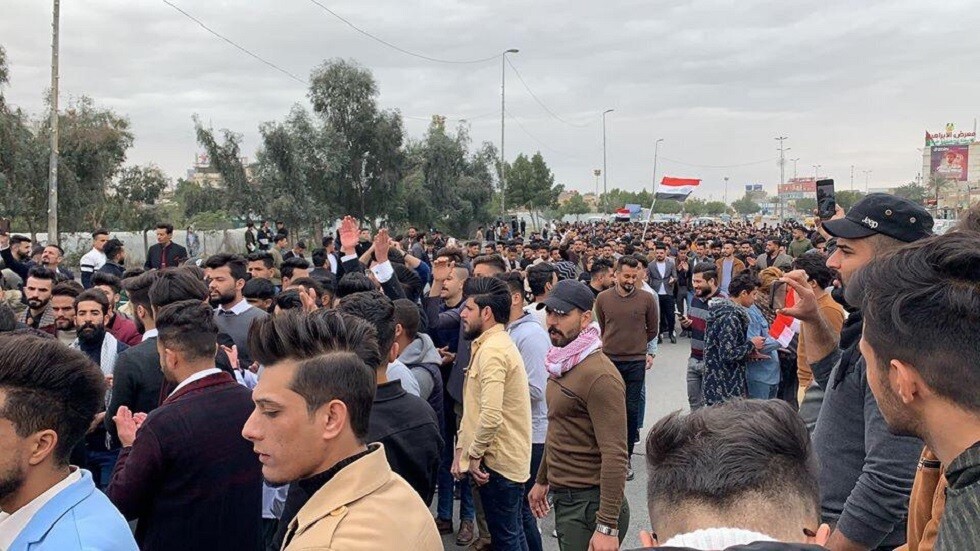 تجدد التظاهرات الطلابية في العراق لدعم الاحتجاجات
