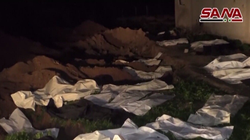 العثور على مقبرة جديدة بدوما بالغوطة الشرقية