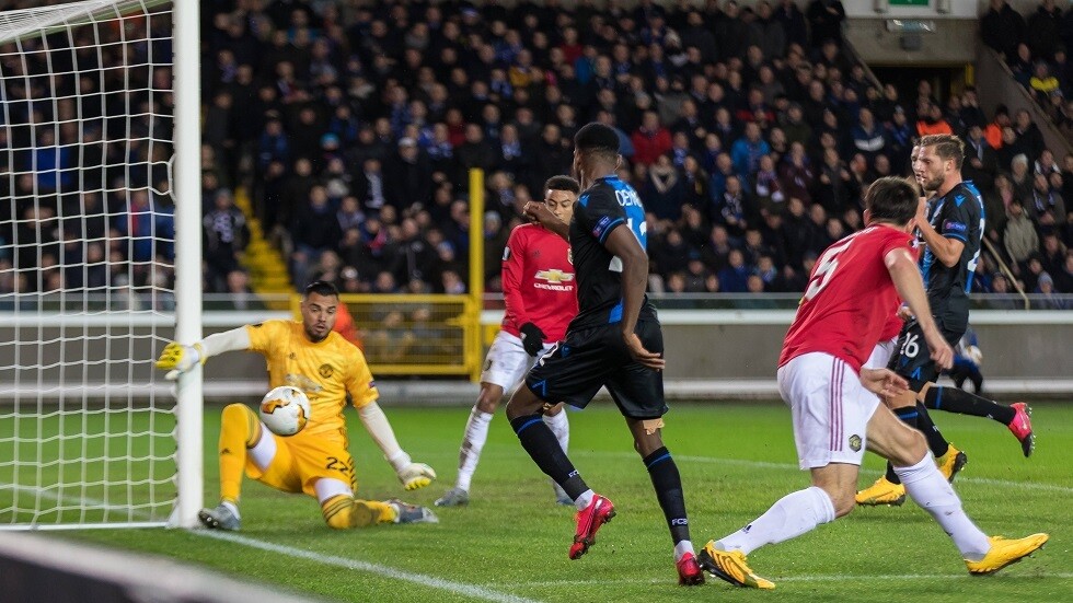 شاهد.. شباك "الشياطين الحمر" تهتز بهدف عالمي "لوب"