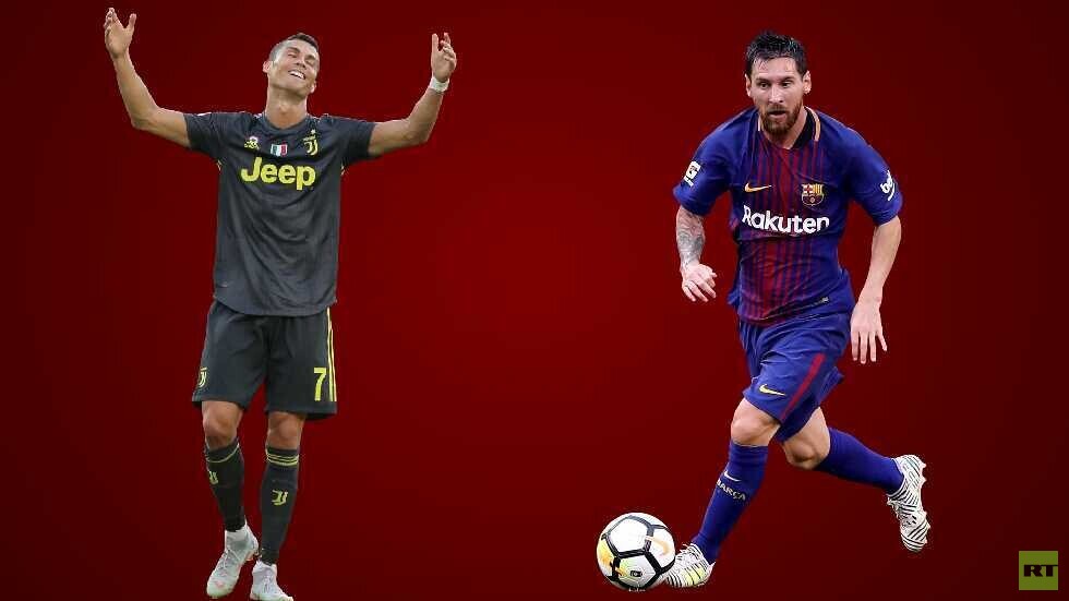 ميسي يحطم رقم رونالدو