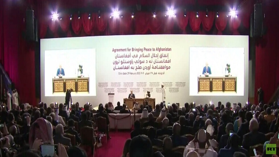 واشنطن وطالبان توقعان اتفاق سلام في الدوحة