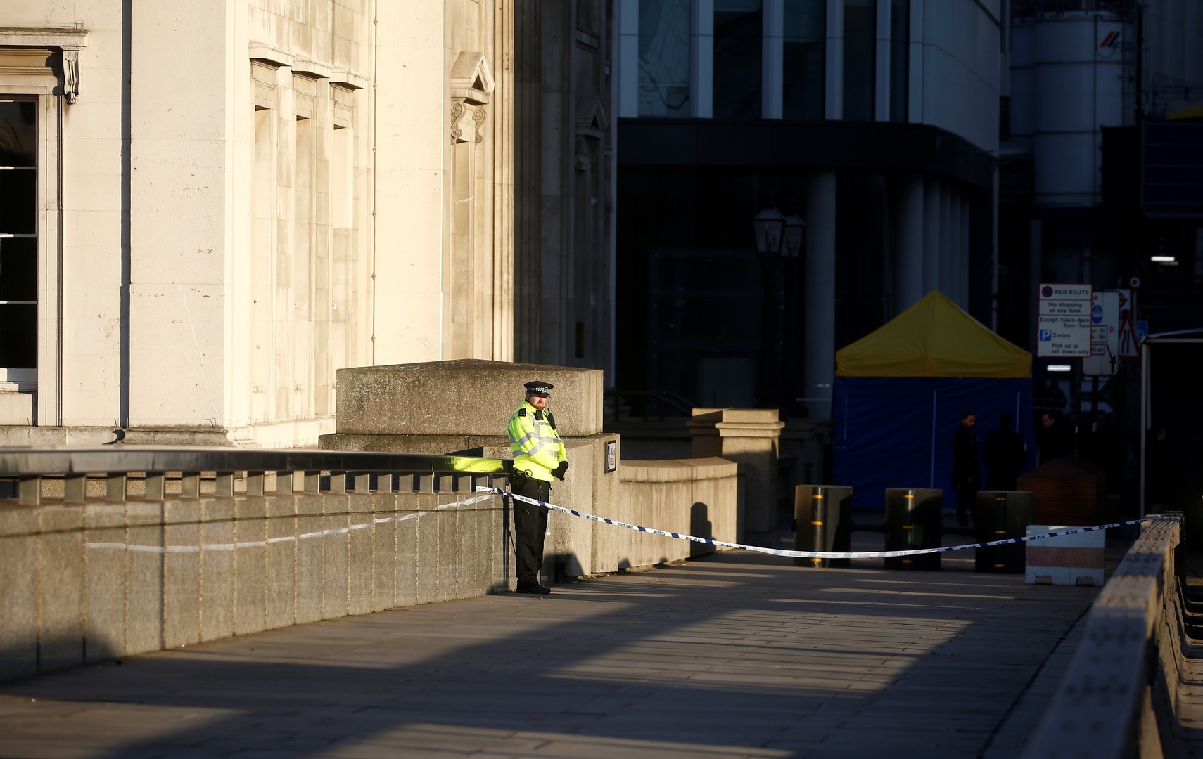 حادث طعن في لندن تصفه الشرطة بالإرهابي