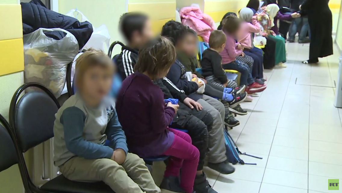 عودة أطفال روس من سوريا