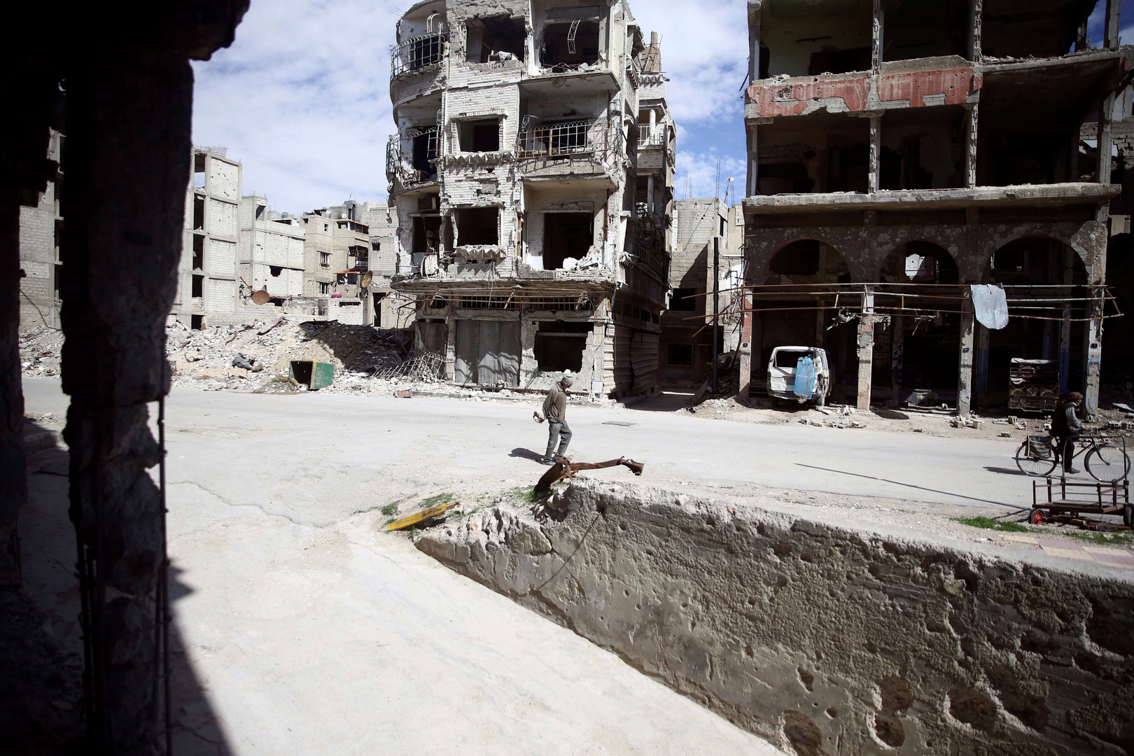 مدينة دوما بغوطة دمشق الشرقية (أرشيف)