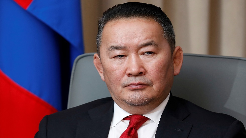 وضع الرئيس المنغولي في الحجر الصحي بعد عودته من الصين