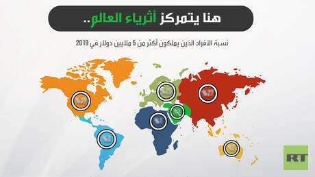 هنا يتمركز أثرياء العالم