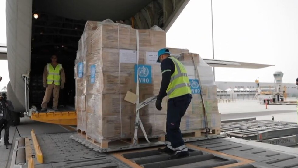 وصول طائرة عسكرية إماراتية محملة بمساعدات صحية أممية إلى إيران