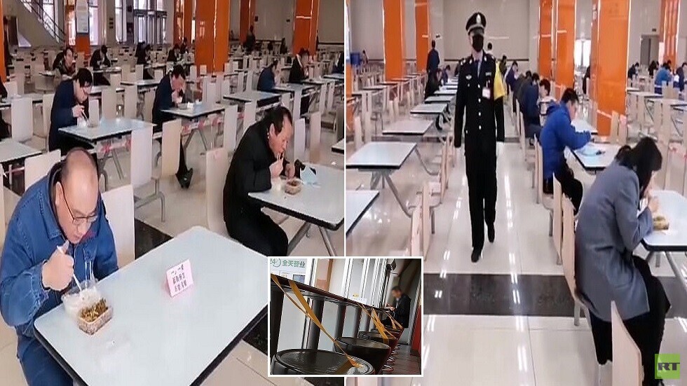 فيديو.. مطاعم الصين تتخذ إجراءات غريبة لمحاربة "كورونا"