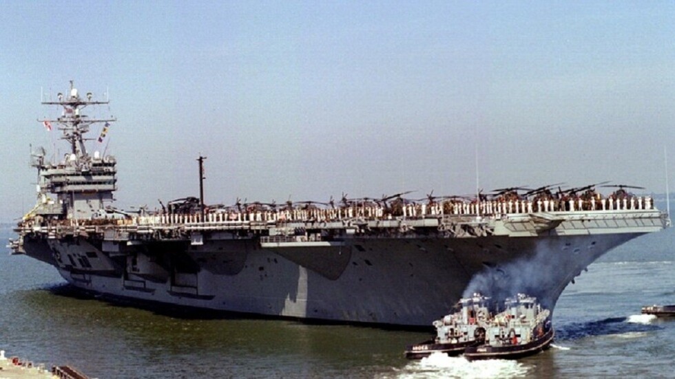 حاملة طائرات ذرية أمريكية تصل إلى شرق المتوسط