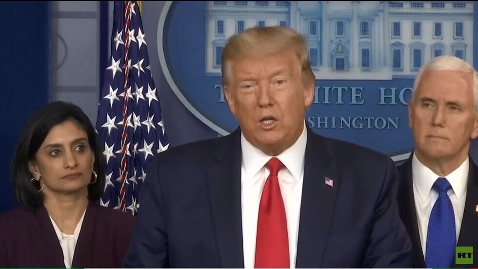 ترامب يعلن خضوعه لفحص كورونا بمسحة بلعومية