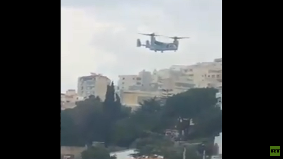 مروحية أمريكية تقوم بإخراج أحد أبرز عملاء إسرائيل من بيروت وترامب يشكر حكومة لبنان لـ