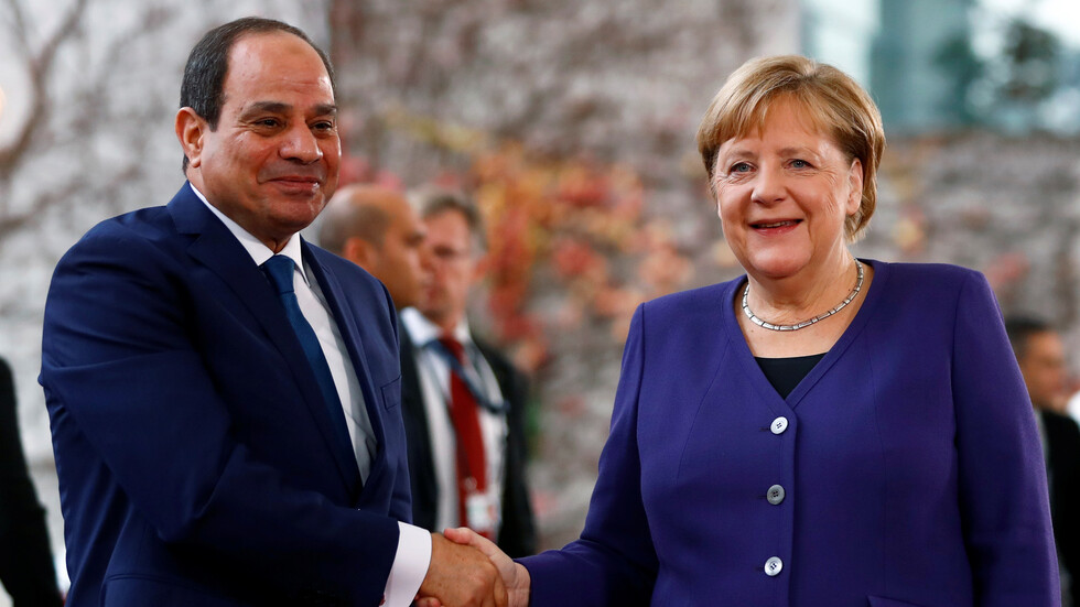 السيسي يعلن تضامن مصر مع ألمانيا ضد فيروس كورونا