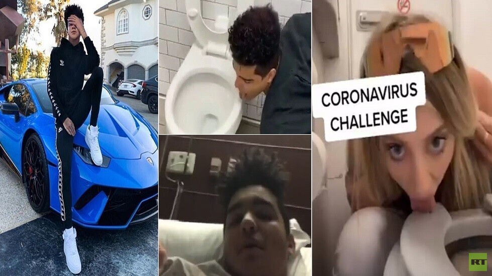 بعد أيام من تحديه "كورونا" ولعق المرحاض.. شاب يؤكد إصابته بالفيروس القاتل! (فيديو)