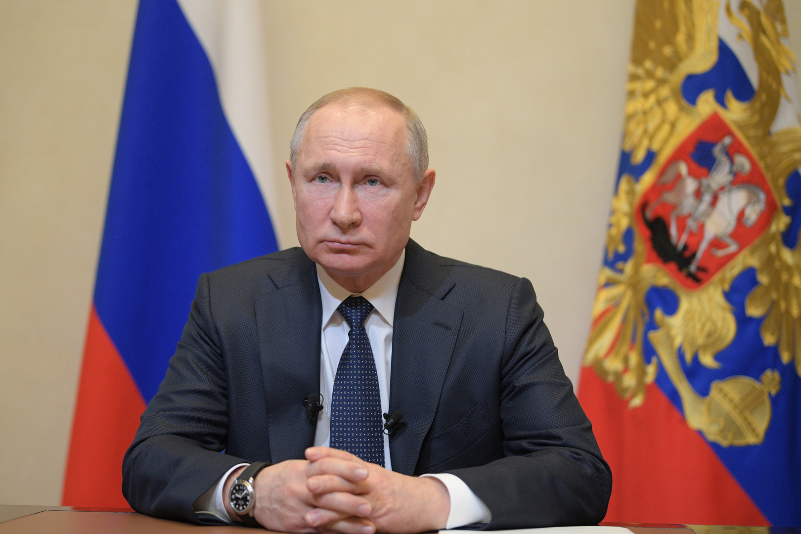 بوتين يطرح سلسلة اقتراحات اجتماعية واقتصادية لكبح تفشي كورونا في روسيا