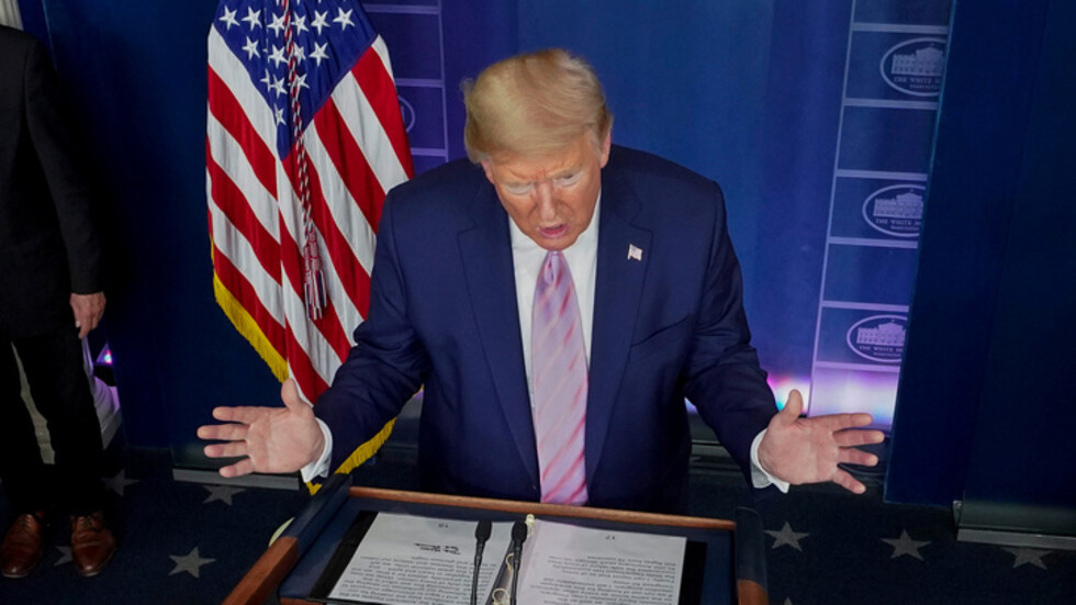 ترامب يعلن ولايتي داكوتا الجنوبية وديلاوير منطقتي كوارث بسبب كورونا