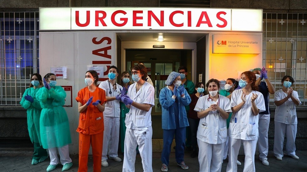 تسجيل 637 وفاة جديدة في إسبانيا جراء كورونا