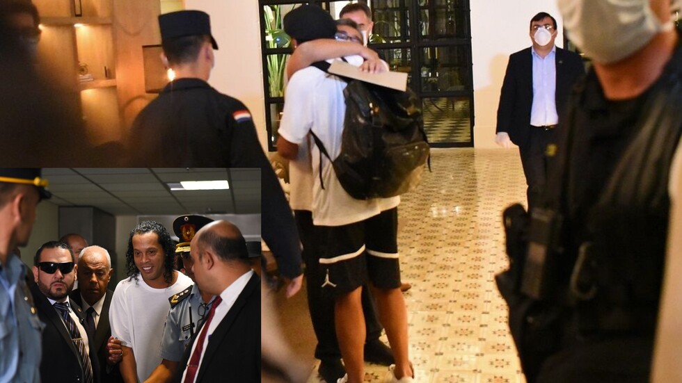 بالفيديو.. لحظة الإفراج عن الأسطورة رونالدينيو من السجن في باراغواي