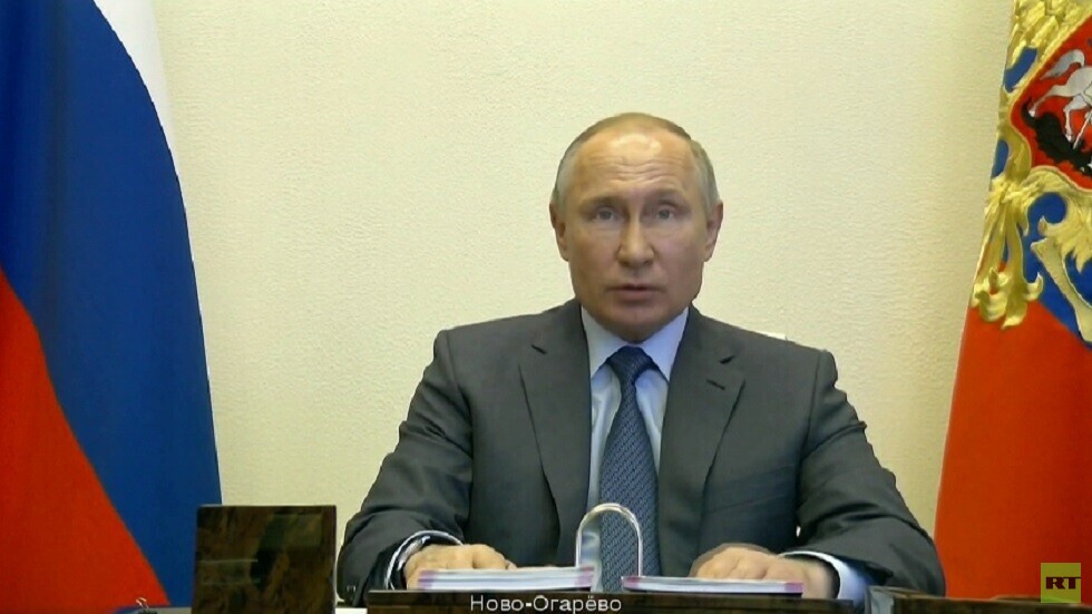 بوتين: نجحنا في إبطاء تفشي وباء كورونا في البلاد لكن الذروة لا تزال في الأمام