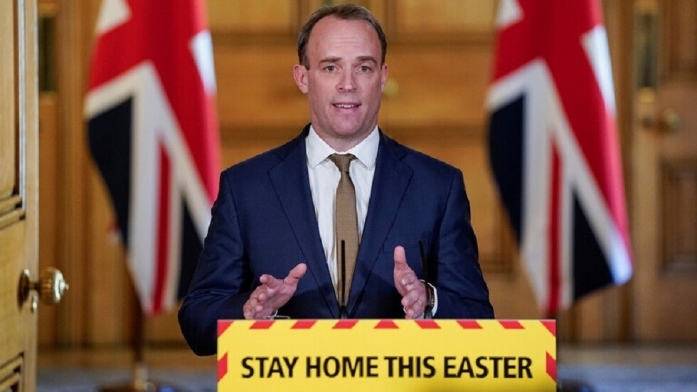 وزيرالخارجية البريطاني: بدأنا بالخروج من مرحلة الذروة لتفشي الفيروس