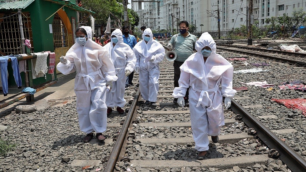 الهند تسجل ارتفاعا قياسيا بحالات كورونا