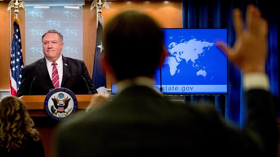 بومبيو يدعو لرفض حق تحليق شركة طيران إيرانية تسير رحلات إلى فنزويلا