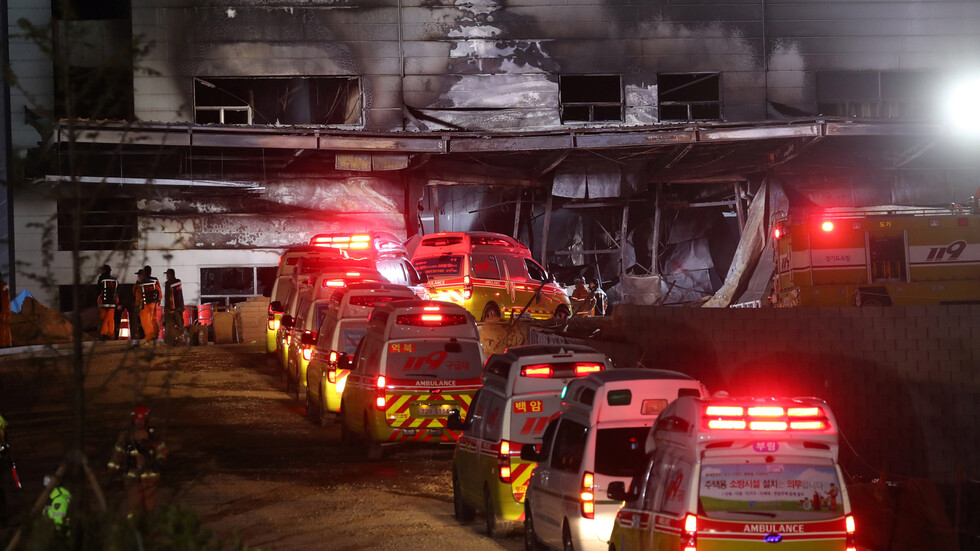 بالصور.. عشرات القتلى جراء حريق في كوريا الجنوبية