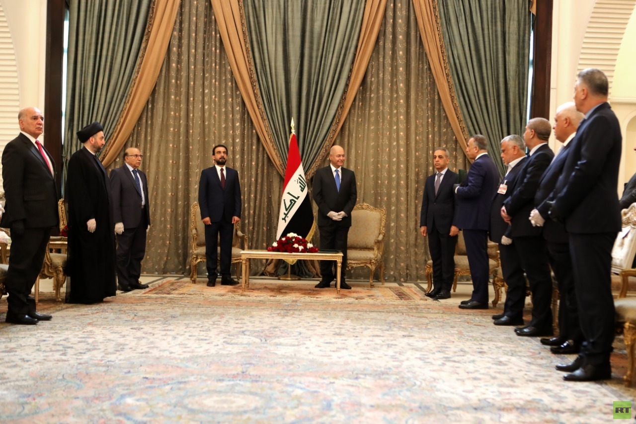 الرئيس العراقي يكلف مصطفى الكاظمي بتشكيل الحكومة العراقية (صور)