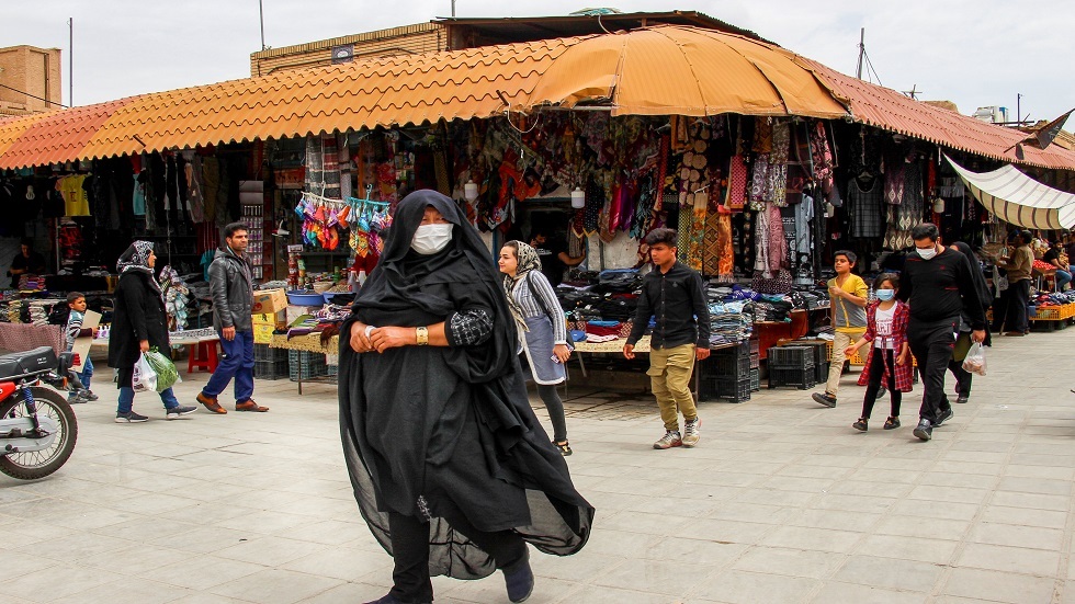سوق في إحدى مدن إيران