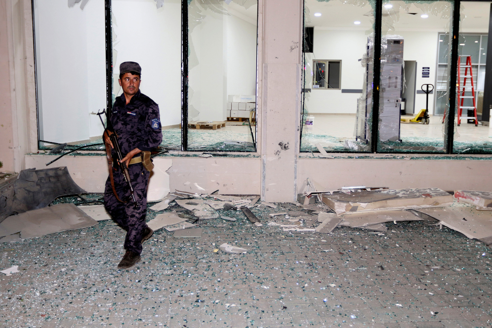 تفجيران انتحاريان يستهدفان مديرية الاستخبارات في منطقة القادسية الثانية في كركوك بالعراق