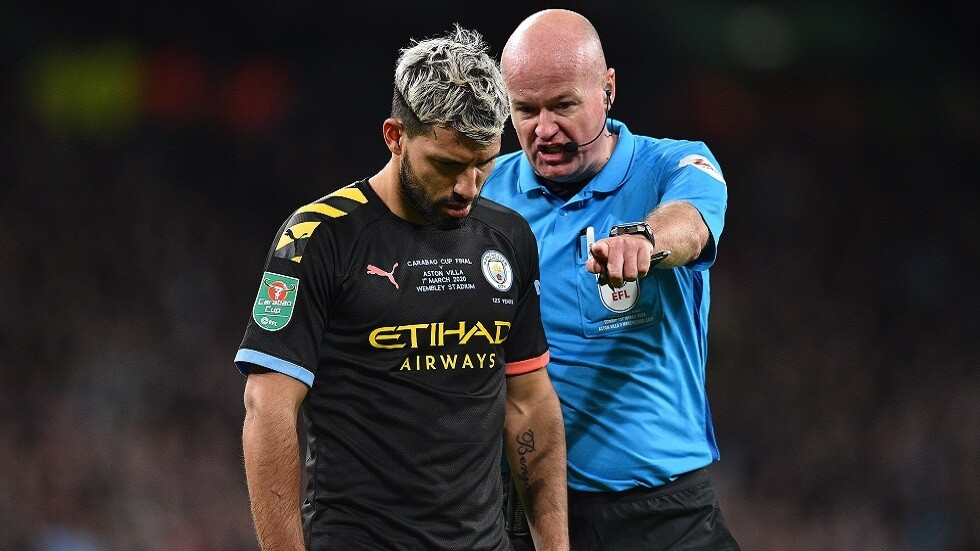 أغويرو: نحن خائفون من استئنانف الدوري الإنجليزي