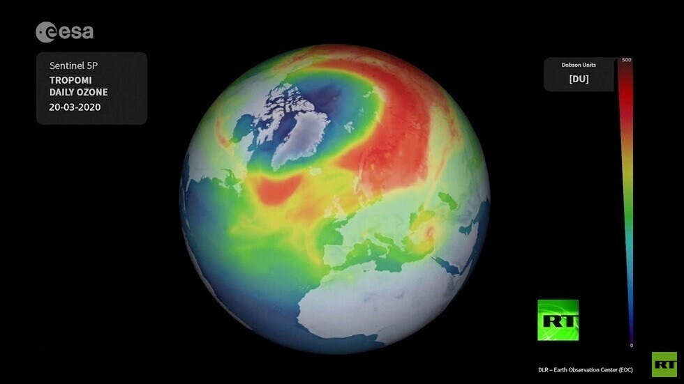 الأمم المتحدة: ثقب الأوزون القياسي فوق القطب الشمالي أغلق الآن
