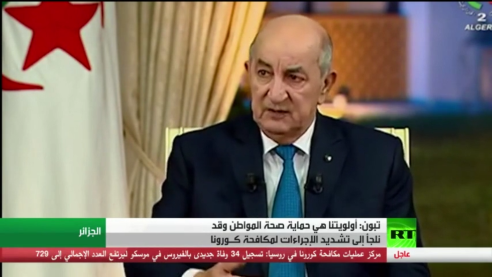 تبون: قد نلجأ لتشديد إجراءات العزل