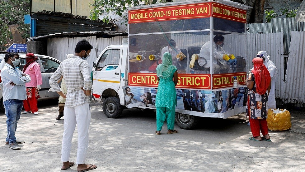 الهند تعلن عن حصيلة جديدة لكورونا بعد تسجيل الرقم القياسي أمس