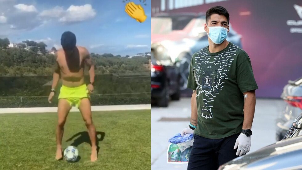 شاهد.. سواريز يستفز منتقديه ويطالبهم بالصمت