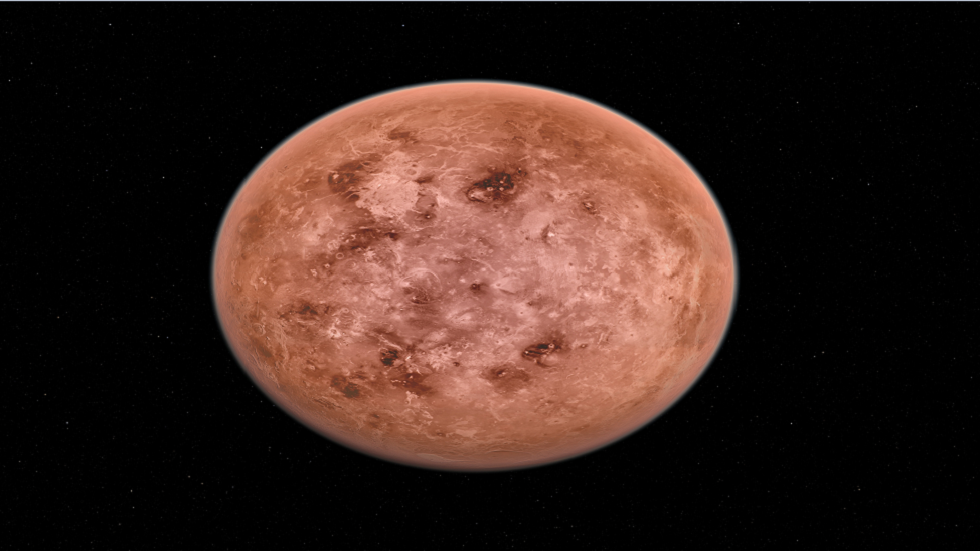 كوكب الجحيم بسماء صفراء  